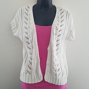 AEO crochet cardigan